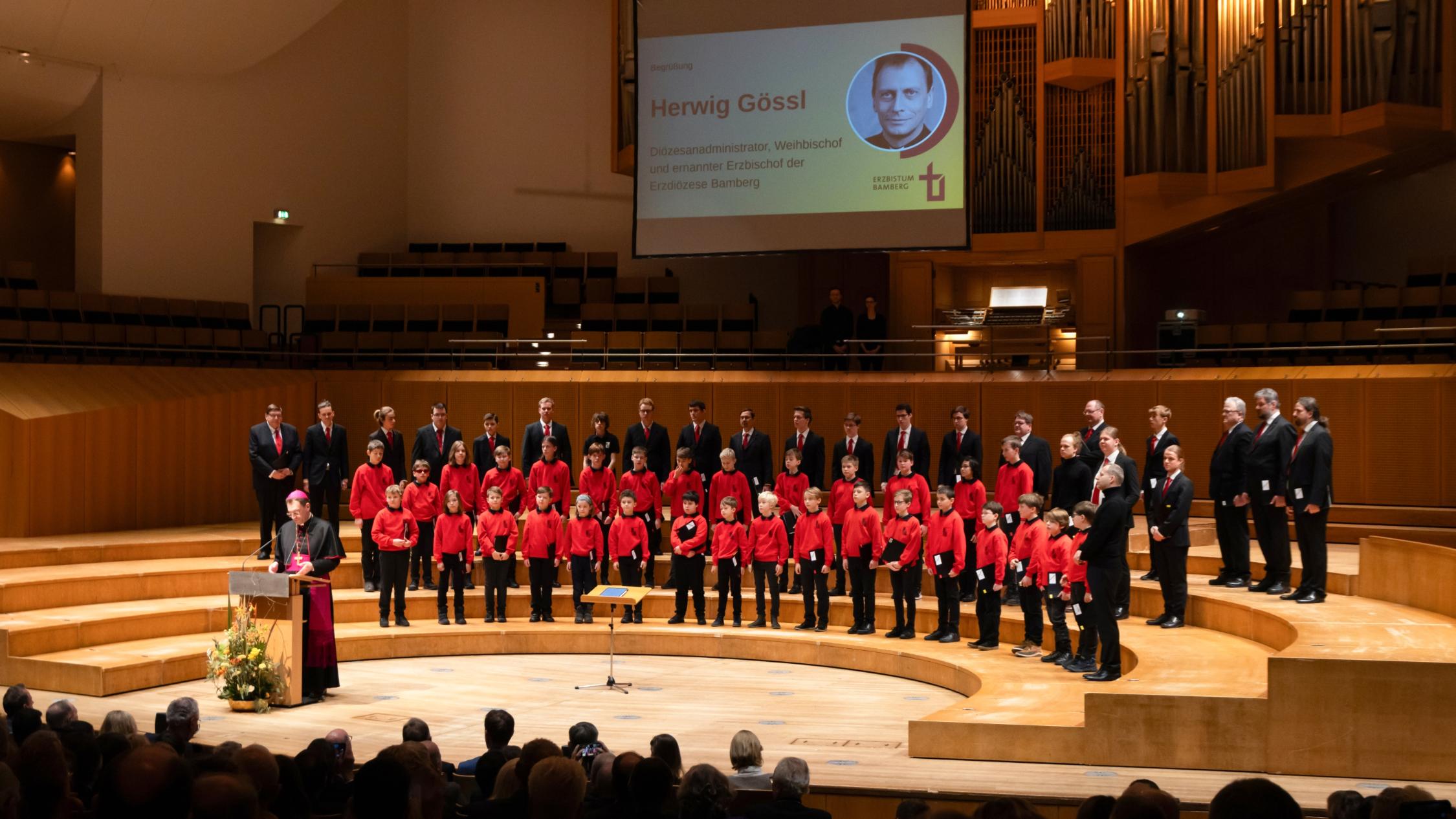 Domchor beim Neujahrsempfang des Erzbistums Bamberg 2024, Bamberg